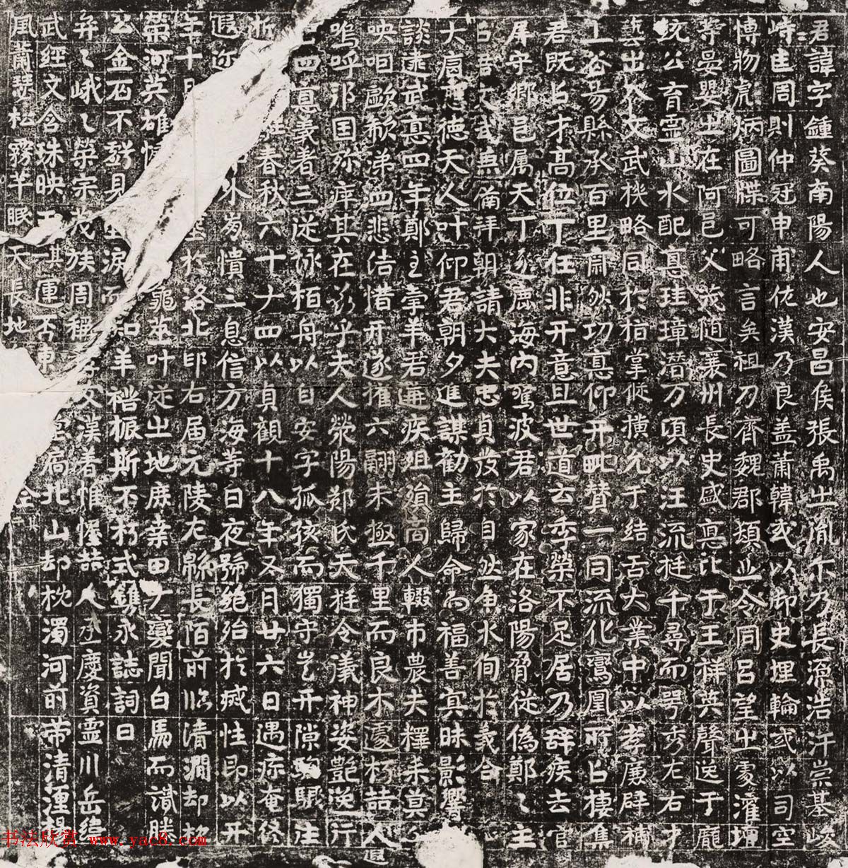 唐代正书石刻张钟葵墓志
